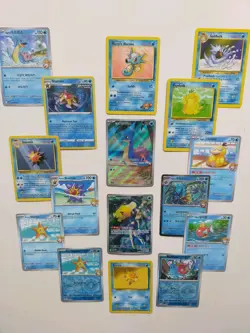 Misty's Pokemon Cards Bundle WOTC Vintage Holos AR Psyduck Lapras TCG Job Lot - Image 2