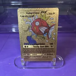 Pokemon Magikarp & Wailord GX TAG TEAM Gold Foil Card - Image 3