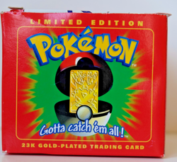1999 Pokemon Togepi 23K Gold Plated Trading Card Sealed New in Box NIB - Image 2
