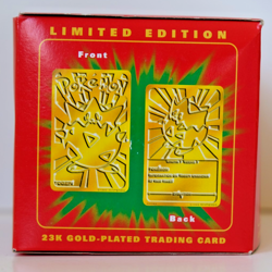 1999 Pokemon Togepi 23K Gold Plated Trading Card Sealed New in Box NIB - Image 5
