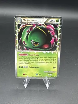 Meganium Prime HGSS08 Black Star Promo 2010 Ultra Rare Pokemon Card *MP see pic* - Image 1