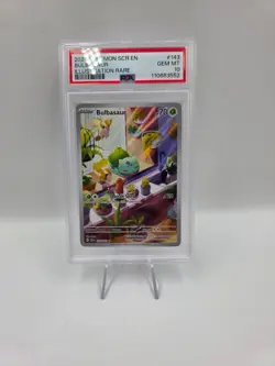PSA 10 GEM MINT Bulbasaur 143/142 Stellar Crown Illustration Rare Pokemon Card - Image 2