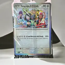 Pokemon Horizon Terapagos and Friends Oversized Jumbo Promo Card Stamp Sealed - Image 1