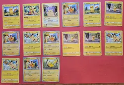 Pokemon Pikachu Card Lot - 15 Cards - Image 1
