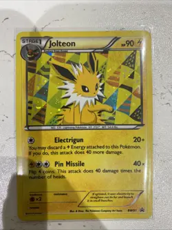 Pokemon TCG Jolteon BW91 Black White Black Star Promo Card Holo Nm - Image 5