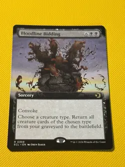 Bloodline Bidding (Extended Art) Lorwyn Eclipsed Regular - Image 1