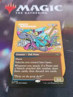 Mtg. 2x Fearless Swashbuckler. Borderless. Aetherdrift. Pack Fresh - Image 1