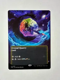 MTG / Crystal Quarry / EOS / #55 / Regular (Borderless) / Rare / NM - Image 1