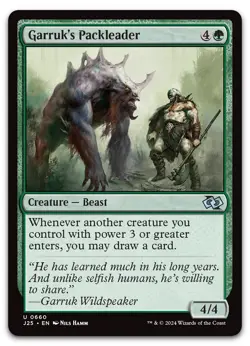 Garruk's Packleader #660 (NM) Foundations Jumpstart J25 Magic MTG - Image 1