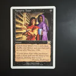 Magic: The Gathering Vampiric Tutor Classic 6th Edition White Border NM - Image 1