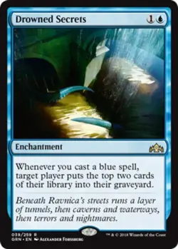 x1 Drowned Secrets R MTG Guilds of Ravnica M/NM, English - Image 1