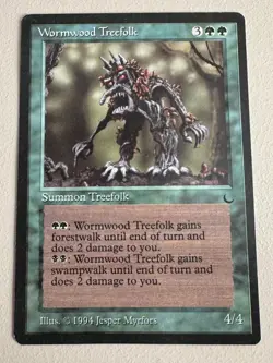 Wormwood Treefolk - MTG - The Dark- Englisch ©1994 NM Rare - Image 1