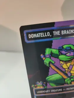 Donatello, the Brains (0085) (Borderless) (Surge Foil) [TMC - 85] - NM Foil - Image 4