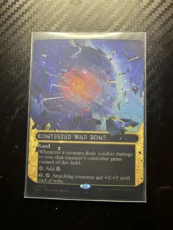 Contested War Zone - 98 - Galaxy Foil - EOS - NM - MTG Magic the Gathering - Image 1
