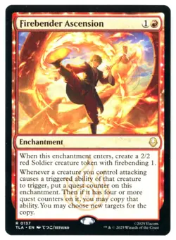 MtG TLA Firebender Ascension #137 Non-Foil - Image 1