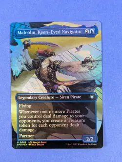MTG: Special Guests: Malcolm, Keen-Eyed Navigator Foil #0002 Uncommon - NM - Image 1