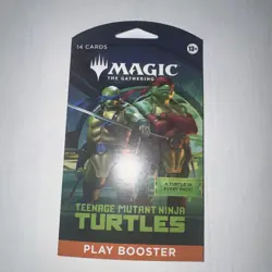 (LOTOF62) Magic: The Gathering Teenage Mutant Ninja Turtles SLEEVED BOOSTERS NEW - Image 1