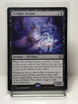 Twilight Diviner (Non-foil) Lorwyn Eclipsed 0122 Rare MTG - Image 1