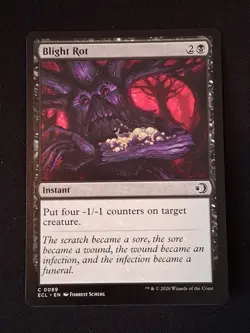 Blight Rot - ECL - NM - Magic the Gathering - MTG - Image 1