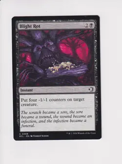 MAGIC THE GATHERING MTG LORWYN ECLIPSED BLIGHT ROT (#1) - Image 1