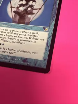 MTG DECREE OF SILENCE - Scourge Vintage Magic LP NM/M - Image 2