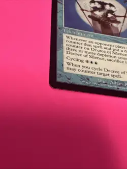 MTG DECREE OF SILENCE - Scourge Vintage Magic MTG - CCG LP NM/M #32 - Image 4