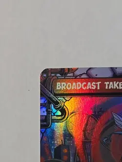 Broadcast Takeover (Showcase) Teenage Mutant Ninja Turtles Foil Magic MTG - Image 2