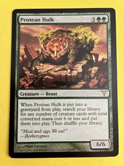 Protean Hulk Dissension Regular Rare 90/180 Magic The Gathering MTG - Image 1