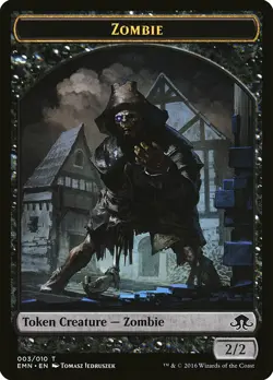 4x Zombie Token (003/010) - NM/LP - Eldritch Moon - SPARROW MAGIC - Image 1
