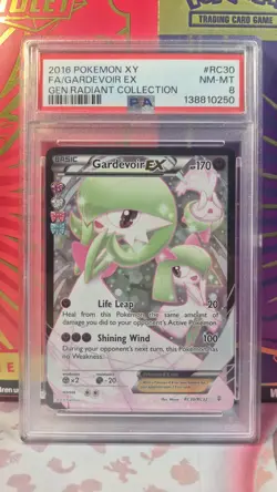 2016 POKEMON XY GENERATIONS RADIANT COLLECTION #RC30 FULL ART/GARDEVOIR EX PSA 8 - Image 1