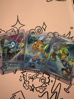 Chimchar, Piplup, Turtwig Pokemon 30th Anniversary First Partner Set of 3 Promo - Image 1
