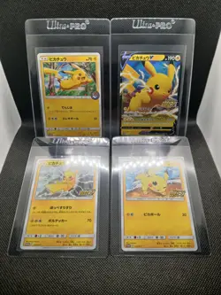 Pokemon Tcg Pikachu Stamped Promos Japan NM/M Lot Of 4 - Image 1