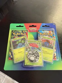 Lot Of 10 Pokemon 2 Pack With Coin Mega Evolution/ Phantasmal Flames sealed - Image 2