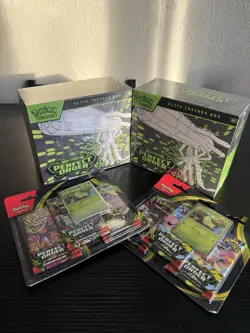 2 Pokemon Perfect Order Etb + 2 Chikorita 3 Pack Blister Bundle Sealed - Image 1