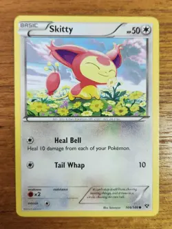 Skitty Pokemon Card, XY Set 104/146 - Image 1