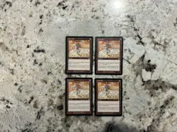 Mtg Caltrops x4 - Magic the Gathering Urzas Destiny Caltrops Playset Played - Image 1