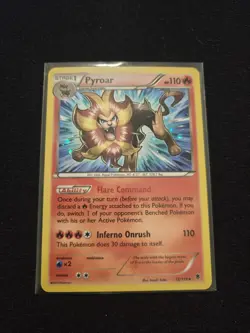 The Pokemon Company Pyroar 12/119 XY Phantom Forces Holo Rare Stage 1 110HP - Image 1