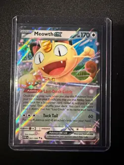 2026 Pokemon TCG Me03: Perfect Order Meowth ex 062/088 Holo 8/8 Pack Fresh - Image 1