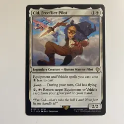 Cid, Freeflier Pilot #13 | Near Mint | Final Fantasy Commander FIC | Magic MTG - Image 1