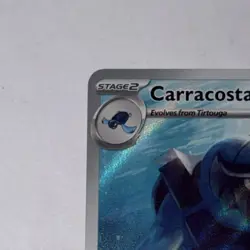Pokemon Carracosta 107/086 Sv: Black Bolt Holo Illustration Rare Stage 2 180HP - Image 2