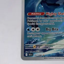 Pokemon Carracosta 107/086 Sv: Black Bolt Holo Illustration Rare Stage 2 180HP - Image 5