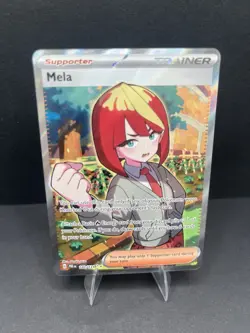 Mela Pokemon 140/131 Prismatic Evolutions SV Ultra Rare Full Art Trainer - Image 1