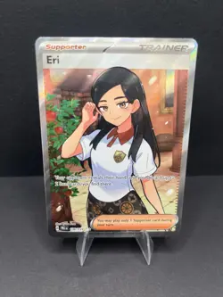 Eri 136/131/131 Holo Ultra Rare SV: Prismatic Evolutions Pokemon Holo Near Mint - Image 1