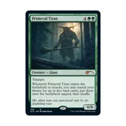 WOTC MtG Magic the Gathering Primeval Titan (494) (MR) NM - Image 1