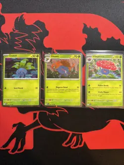 Pokemon Mega Evolutions - Cosmos Promos - Oddish Gloom Vileplume - NM - Image 1