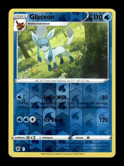 Pokemon Astral Radiance Glaceon 038/189 Reverse Holo - Image 1