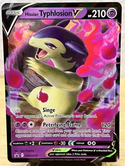 Sword & Shield Promo Hisuian Typhlosion V SWSH237 Holofoil Promo Pokemon NM/M - Image 1