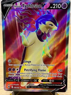 Astral Radiance Hisuian Typhlosion V 169/189 Rare Ultra Pokemon NM/M - Image 1