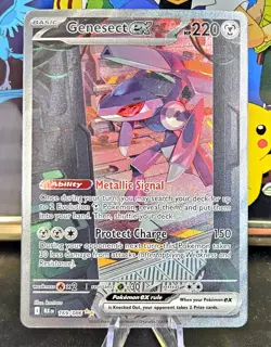 🔥 PSA❓Pokemon TCG NM Genesect Ex 169/086 Black Bolt Special Illustration Rare - Image 1