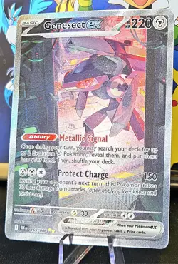 🔥 PSA❓Pokemon TCG NM Genesect Ex 169/086 Black Bolt Special Illustration Rare - Image 3